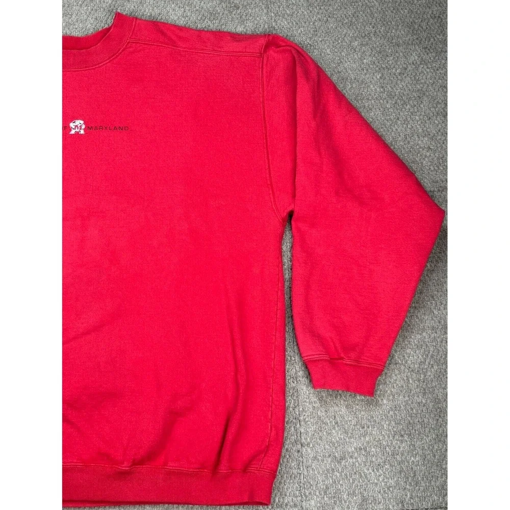 Maryland Book Exchange Terrapin Wear Vtg University of Maryland Sweatshirt XL‎ - Picture 2 of 11